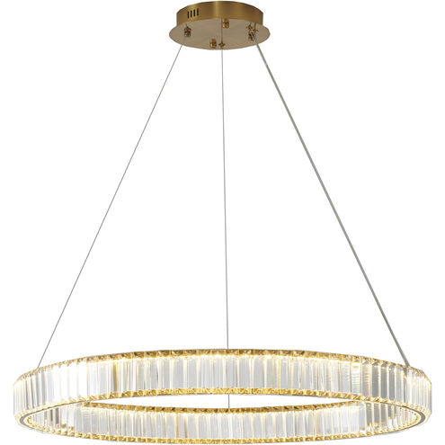 Canada LED 31.5 inch Gold Chandelier Ceiling Light